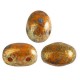 Les perles par Puca® Samos beads Opaque hyacinth gold spotted  93120/65322